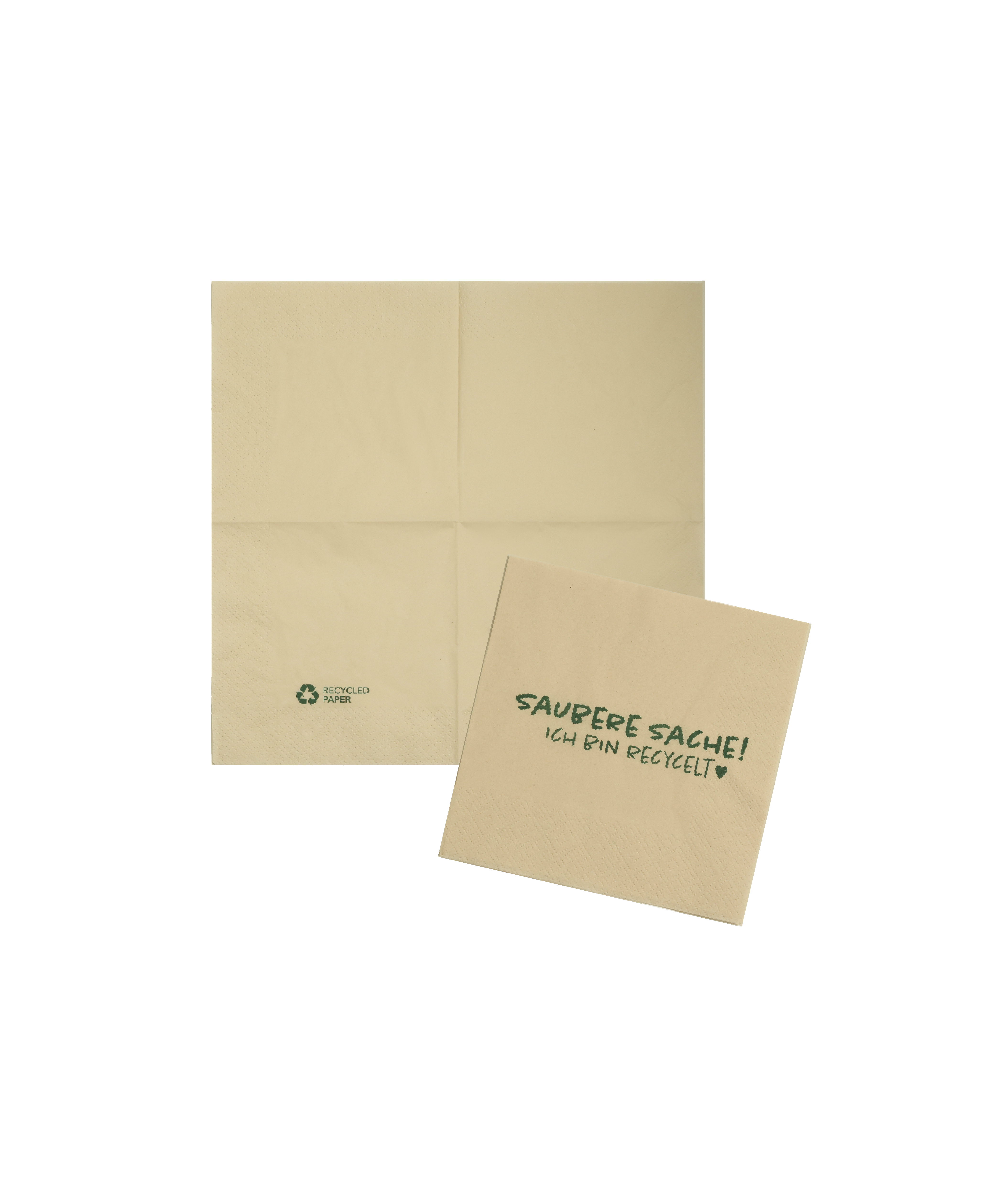 SERVIETTE | GET GREEN | 33 X 33 CM | 2-LAGIG | 1/4 FALZ